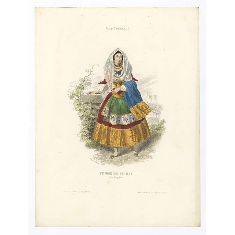 Femme de Sinnai - Aubert (1850)