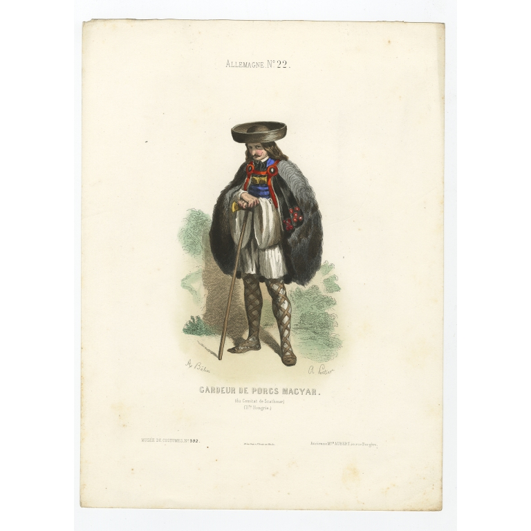 Gardeur de Porcs Magyar - Aubert (1850)