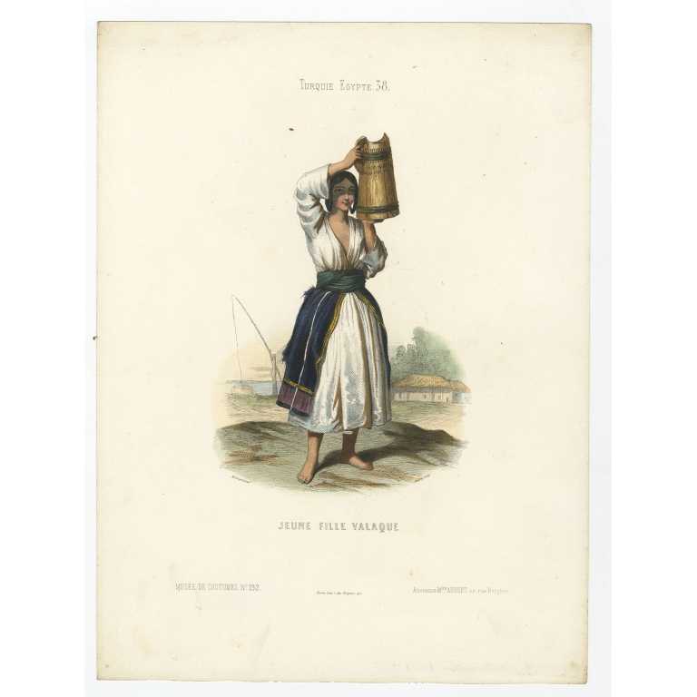 Jeune Fille Valaque - Aubert (1850)
