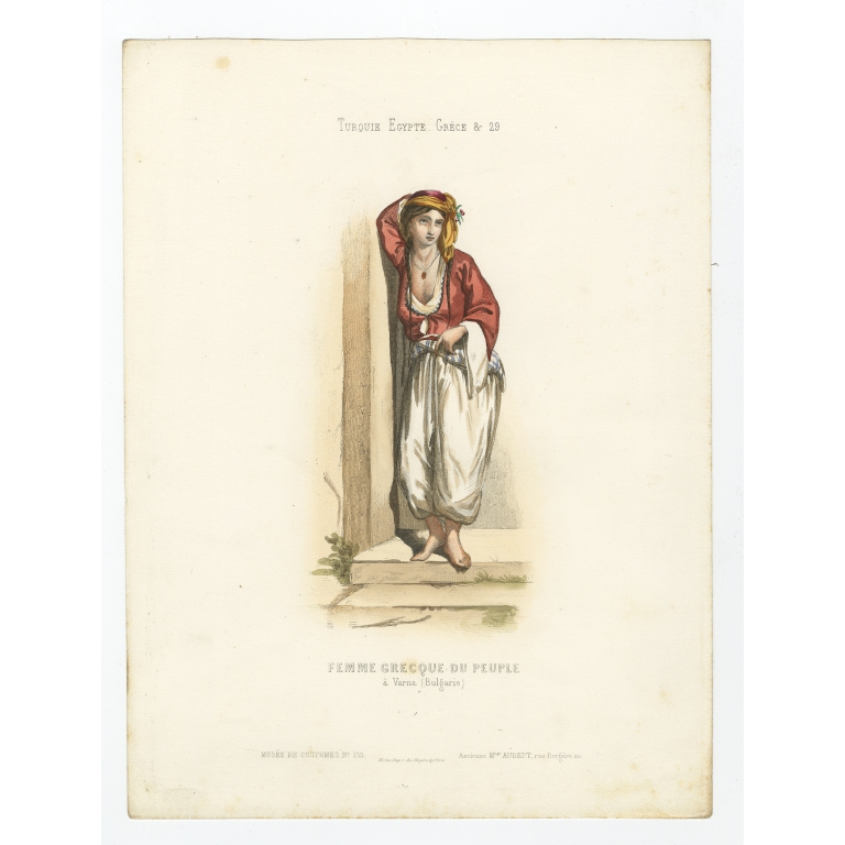 Femme Grecque du Peuple - Aubert (1850)