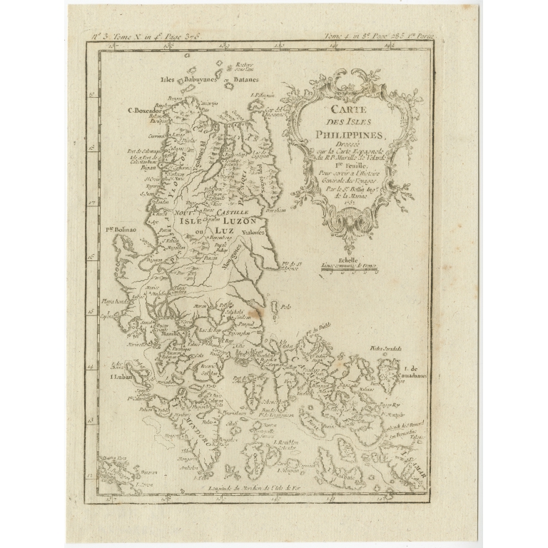 Carte des Isles Philippines - Bellin (1752)