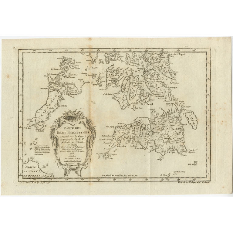 Carte des Isles Philippines - Bellin (1752)