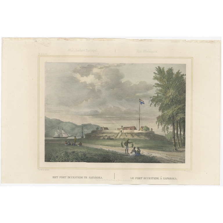Het Fort Duurstede te Saparoea - Lauters (1844)