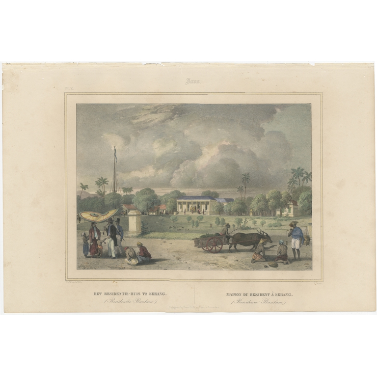 Het Residentie-Huis te Serang - Lauters (1844)