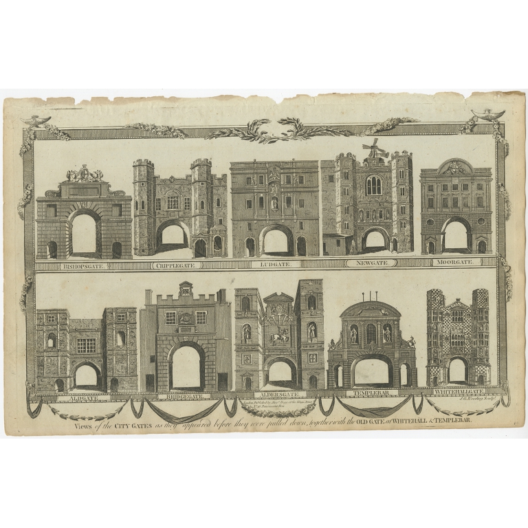 Views of the City Gates (..) - Hogg (c.1800)