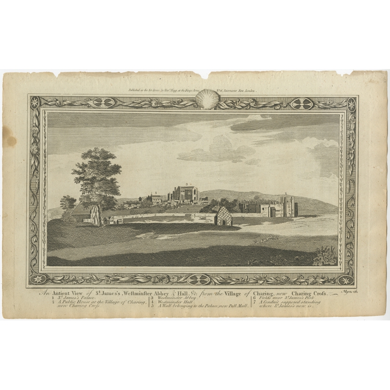 An ancient View of St. James's (..) - Hogg (c.1800)