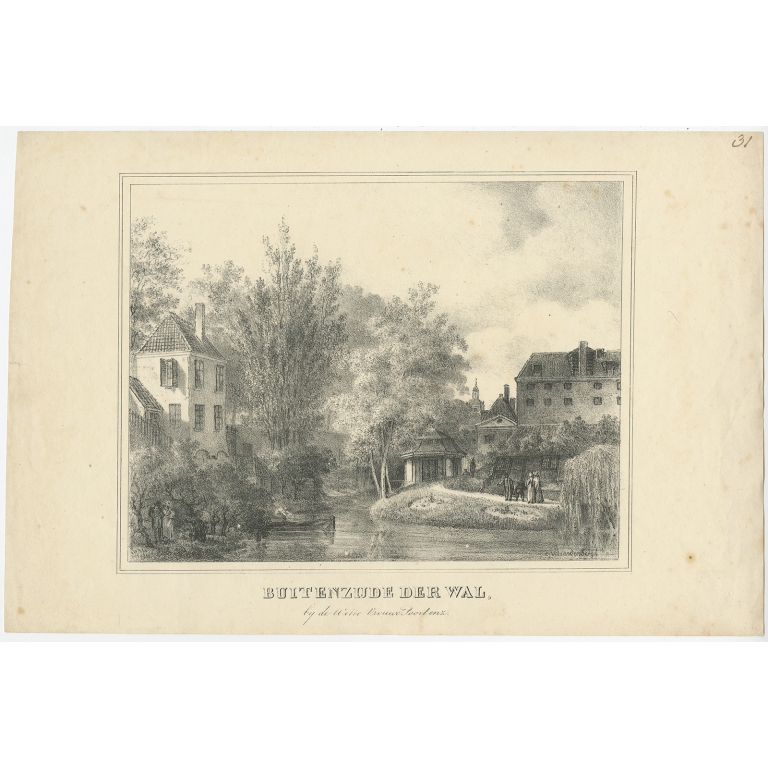 Buitenzijde der Wal - Houtman (c.1830)