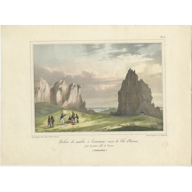Rochers de Marbre (..) - Langlumé (c.1840)