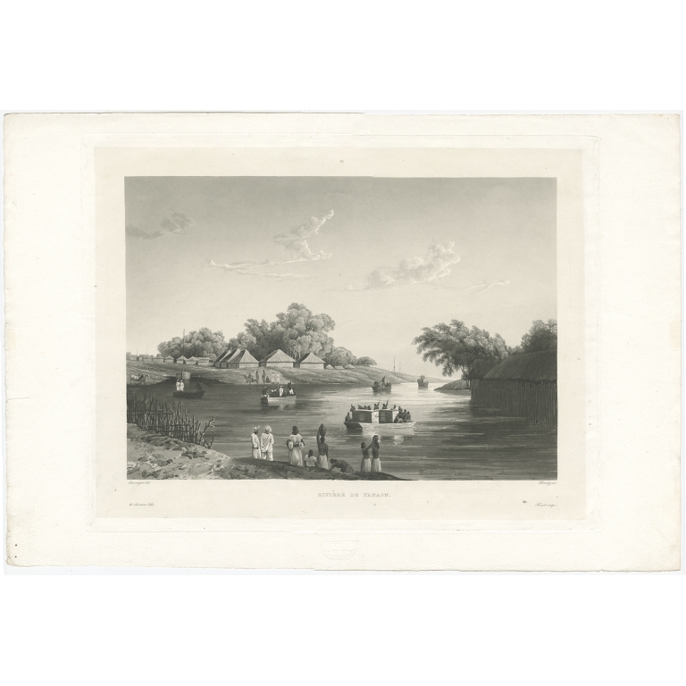 Rivière de Yanaon - Himely (c.1835)