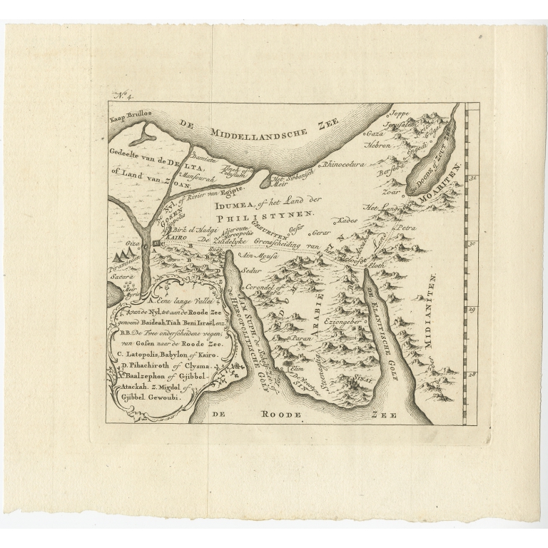 Idumea, of thet Land der Philistynen - Shaw (1773)