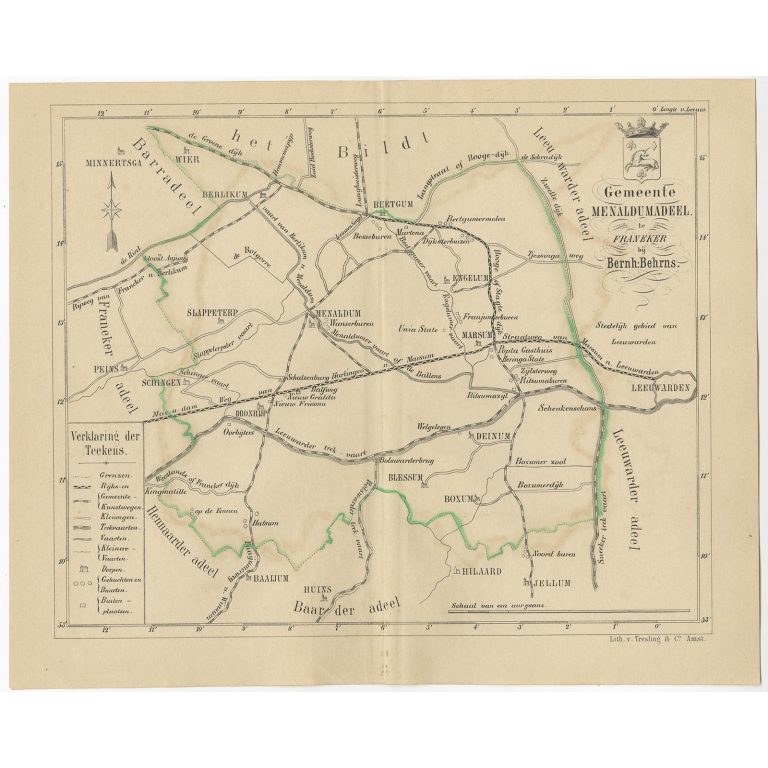 Gemeente Menaldumadeel - Behrns (1861)