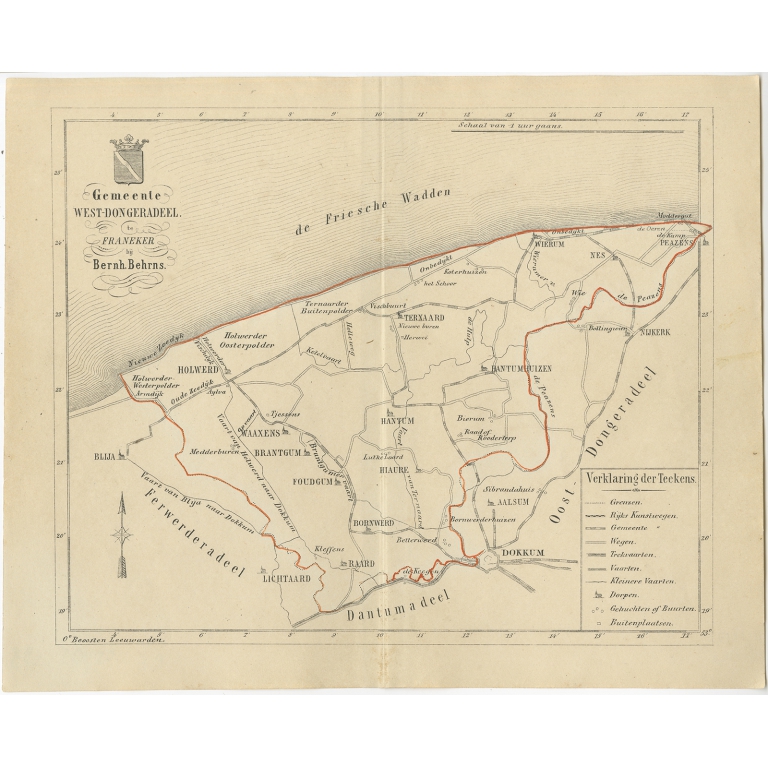 Gemeente West-Dongeradeel - Behrns (1861)