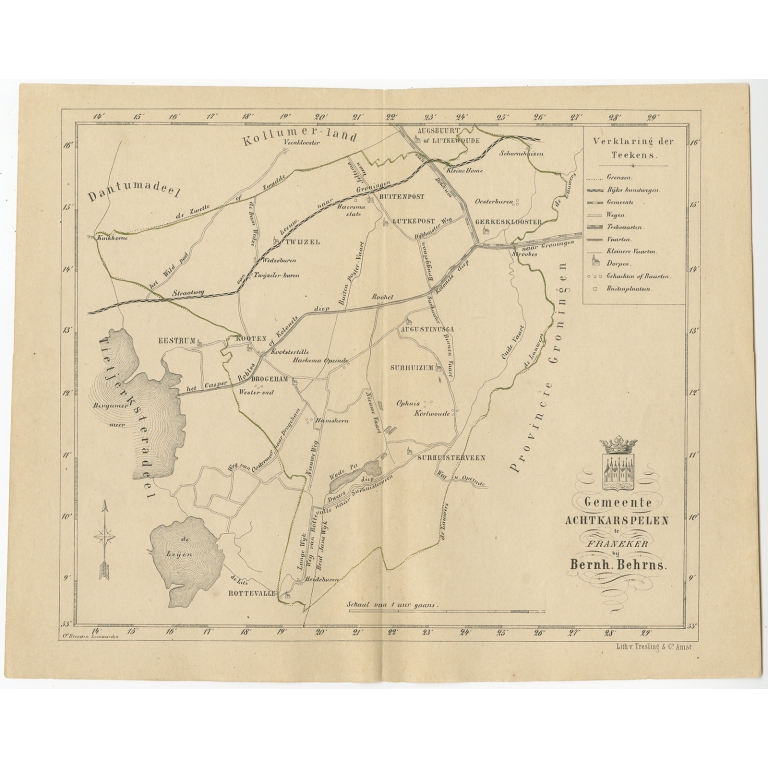 Gemeente Achtkarspelen - Behrns (1861)