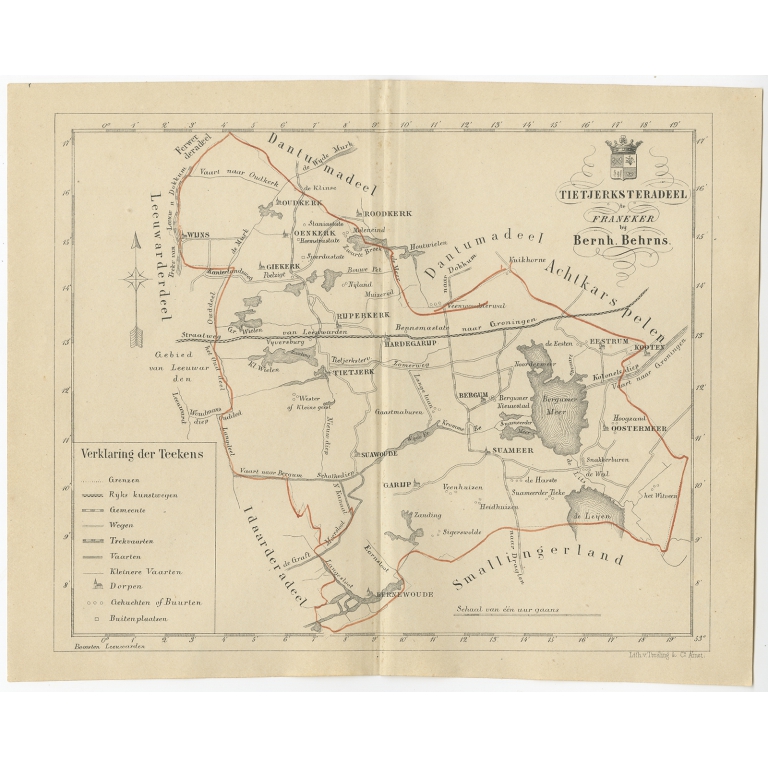 Gemeente Tietjerksteradeel - Behrns (1861)