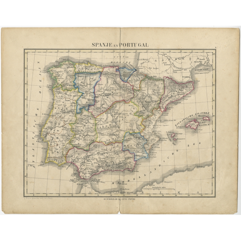 Spanje en Portugal - Petri (c.1873)