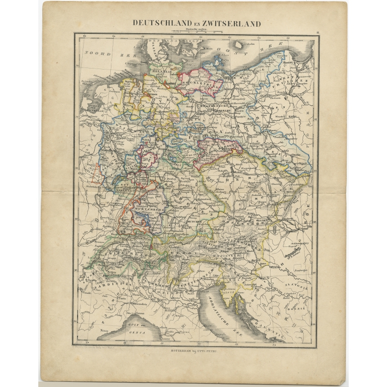 Deutschland en Zwitserland - Petri (c.1873)