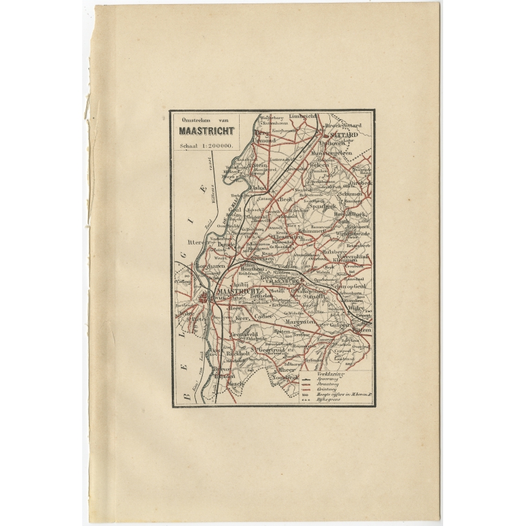 Omstreken van Maastricht - Craandijk (1884)