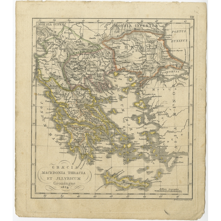 Graecia, Macedonia Thracia et Jllyricum - Funke (1825)
