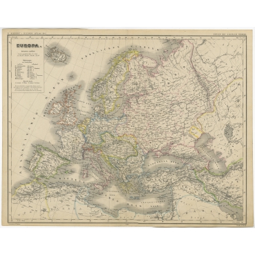 Antique Maps of the European Continent - Buy maps  Bartele Gallery 