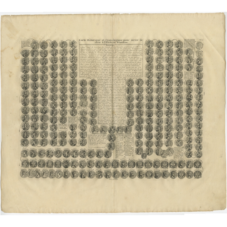 Carte Historique et Cronologique (..) - Chatelain (1732)