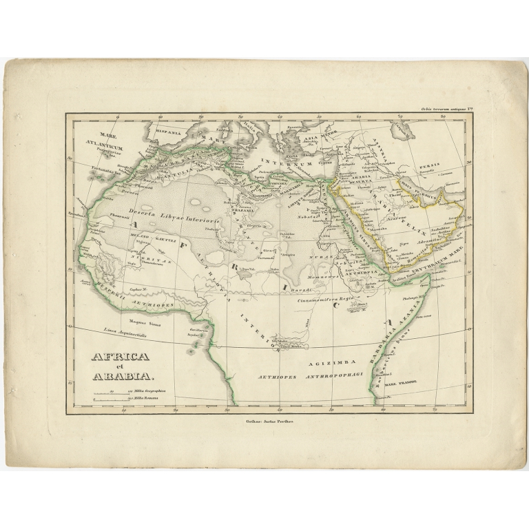 Africa et Arabia - Perthes (1848)
