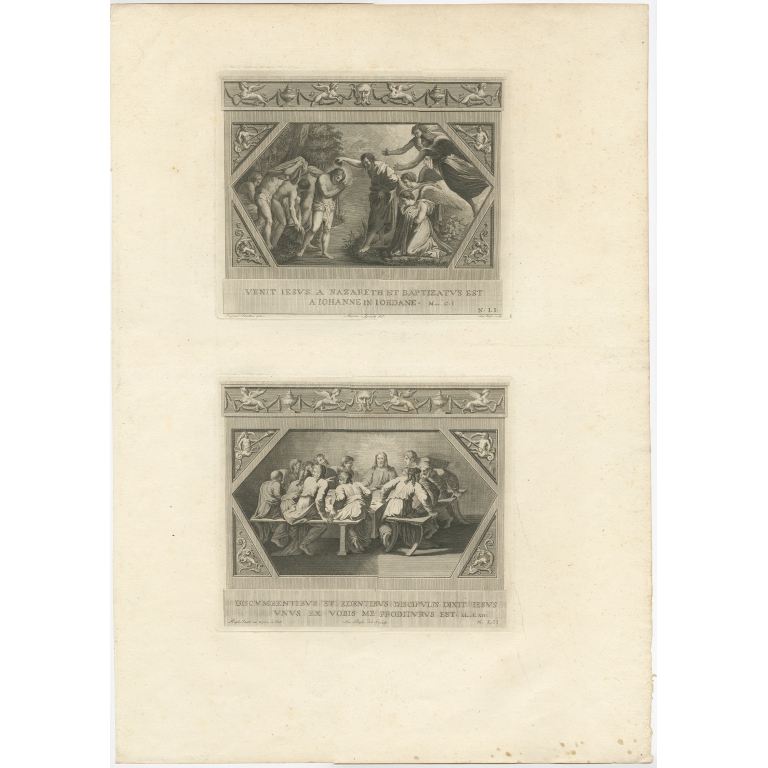 Pl. 51 Antique Religion Print by Bossi (c.1850)