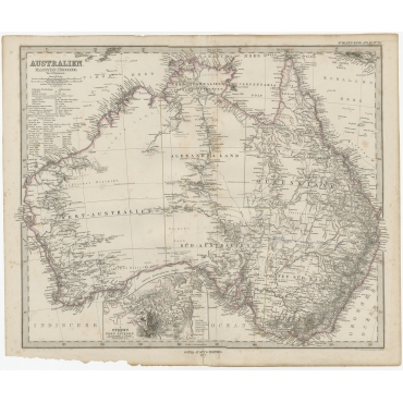 Antique Maps of Australia & Oceania - Buy Maps | Bartele Gallery - Maps ...