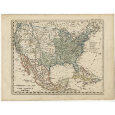 Antique Maps of Central America & the Caribbean | Buy Maps | Map Store ...