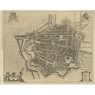 Antique Town Plans of Friesland - Buy maps of Holland | Map Store ...