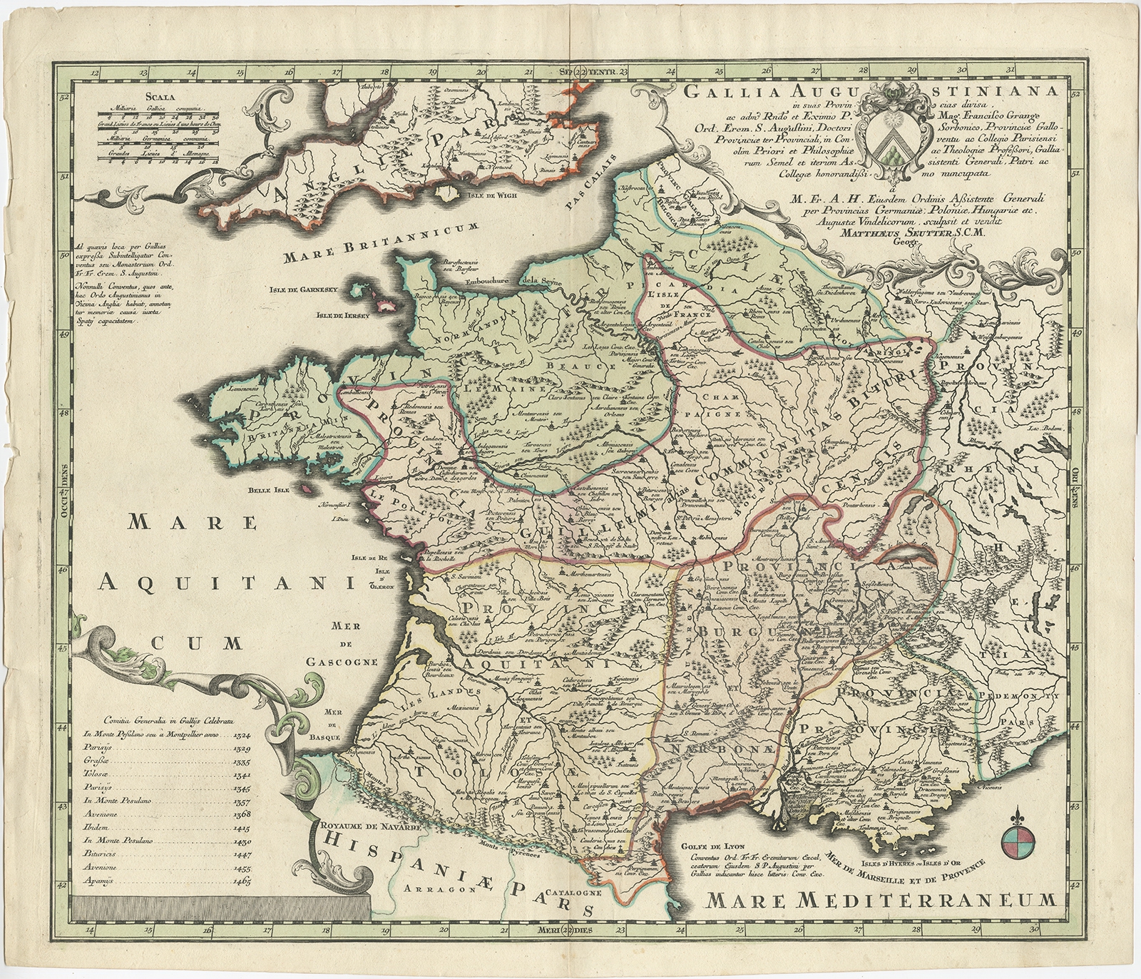 Early Century Gaul Map