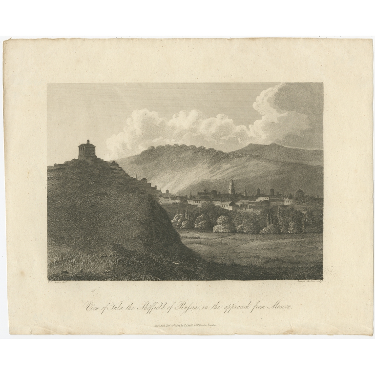 Antique Print of Tula by Clarke (1811)