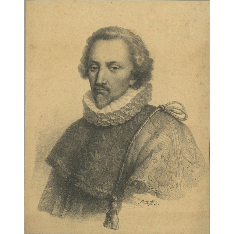 Antique Portrait of a King (?) of France (c.1830)