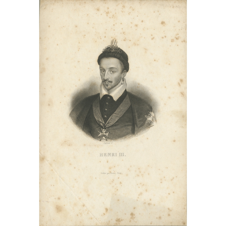Antique Portrait of Henry IV of France (c.1830)