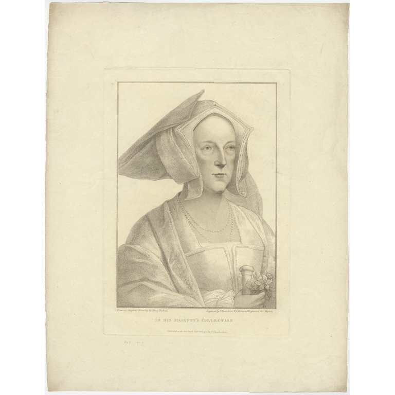 Antique Portrait of the Lady Marchioness of Dorset by Chamberlaine (c.1795)