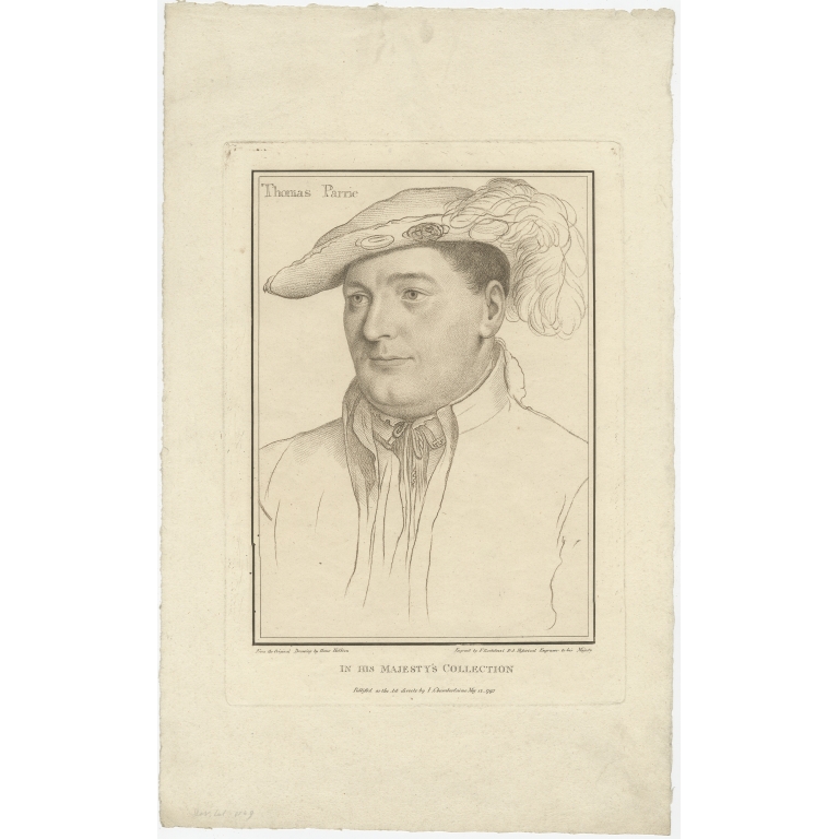 Antique Portrait of Sir Thomas Parry by Chamberlaine (c.1795)